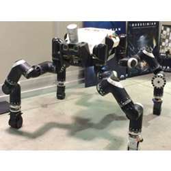 Team JPL's Robosimian robot.