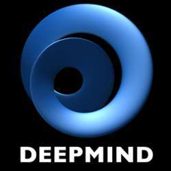 A DeepMind logo. 
