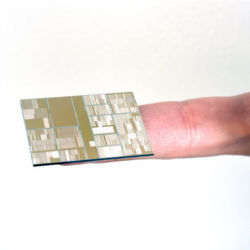 IBM wafer with 7-nanometer chips