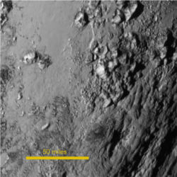 Pluto surface