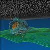 Simulations Lead to Design of Near-Frictionless Material