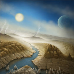 Kepler-452b exoplanet (artist concept)