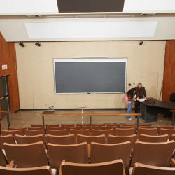 empty lecture hall