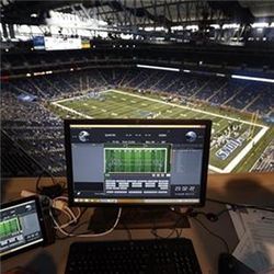 Monitor above Ford Field