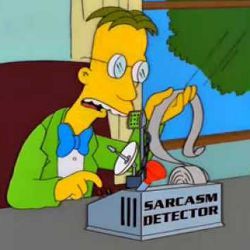 sarcasm detector, illustration