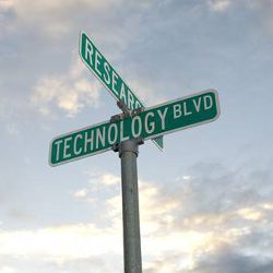 street sign at the Montana State Innovation Campus