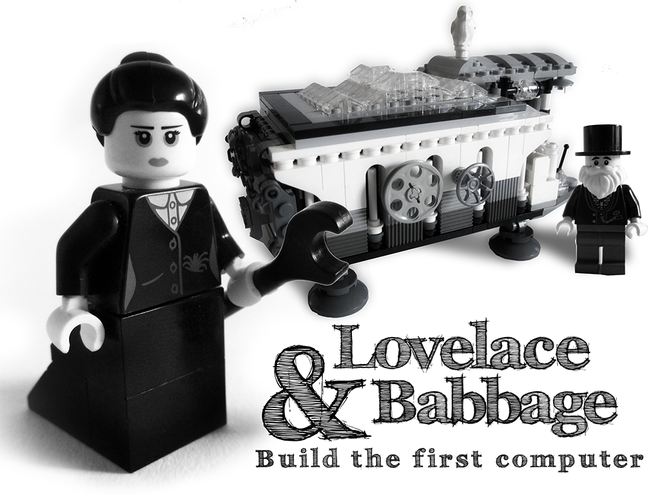 The proposed LEGO Lovelace and Babbage Analytical Engine set.