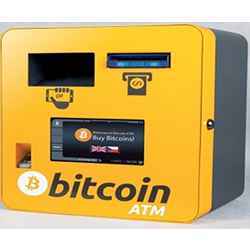 A Bitcoin ATM. 