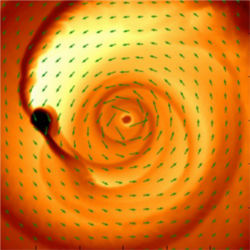 Pair of merging black holes