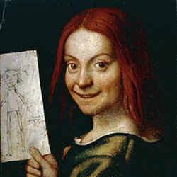 This 16th-century painting is thought to be of a child with Angelmans syndrome.