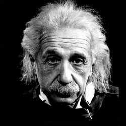 Albert Einstein, who derided the notion of quantum entanglement by calling it "spooky action at a distance."