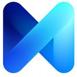 The logo of M, Facebook's Artificial Intelligence-based digital assistant.