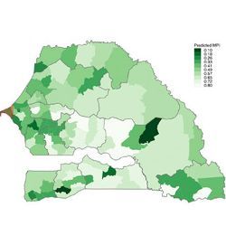 poverty map of Senegal