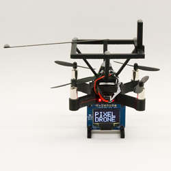 The PixelDrone with dot-matrix display.