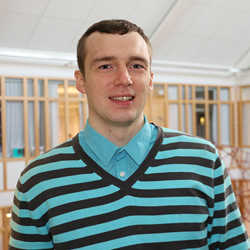 Doctoral candidate Andrii Dmytryshyn of the Department of Computing Science at Ume University.