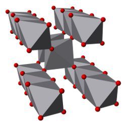 vanadium oxide 3-D polyhedra