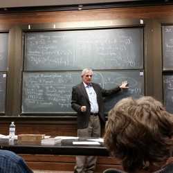 Lszl Babai announcing his graph isomorphism algorithm at the University of Chicago last month.