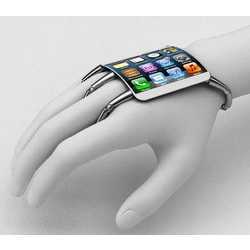 An imagined flexible wearable computing device.