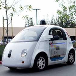 One of Google's 53 driverless cars
