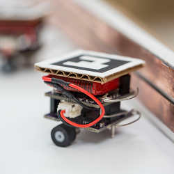 For now, the Robotarium project centers on small robots like these. 