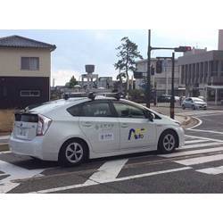 A driverless Toyota Prius has been navigating the winding seaside roads of Suzu, Japan. 