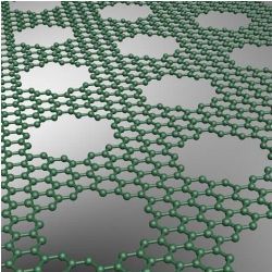 rendering of a graphene barrier