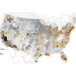 The What's Local? app, which uses Census of Agriculture local food system data to map agricultural production and resource expenses, took third prize.