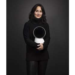 Cynthia Breazeal and her Jibo robot.