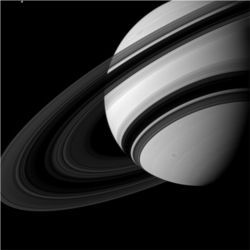 Saturn's B ring most opaque of main rings