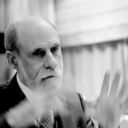 Internet pioneer Vint Cerf.