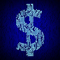 cyber money, illustration