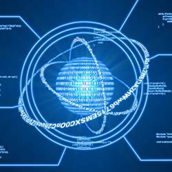 A conception of how quantum computing works.