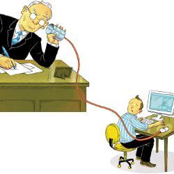 employee monitoring, illustration