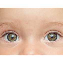 A baby's eyes.