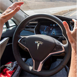 Tesla Motors Model S with Autopilot 