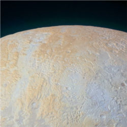 Pluto north pole