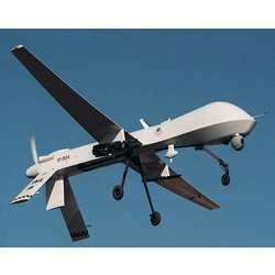 The Predator unmanned aerial vehicle (UAV). 