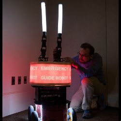 Paul Robinette and 'Rescue Robot'