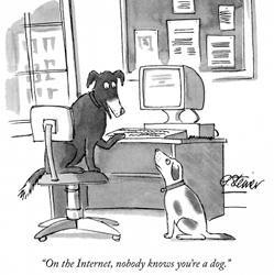 A classic New Yorker cartoon.