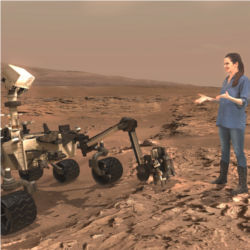 Erisa Hines, a Curiosity driver