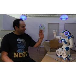 Teaching the NAO robot to wave.