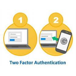 A representation of two-factor authentication.