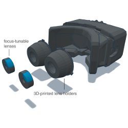 focus-tunable near-eye display prototype configuration