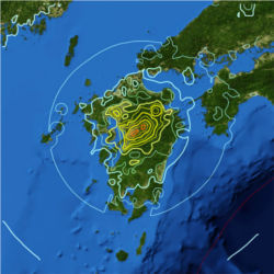 Earthquake map