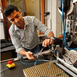 University of Washington's Vikash Kumar and robotic hand