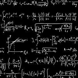 math formulas on blackboard