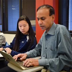 Katherine Young and Professor Srini Devadas