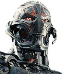 Ultron, the malevolent artificial intelligence "bad guy" of the film "Avengers: Age of Ultron."