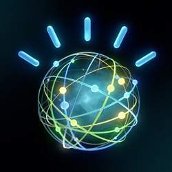 The logo of IBM Watson.