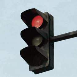 A traffic signal.